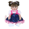 Stella Rae 22 inch reborn toddler doll sitting with galaxy outfit complete accessory set for pretend play